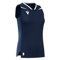 Lily Eco Sleeveless Shirt NAV/WHT 3XL Teknisk kamp og treningsdrakt - Dame