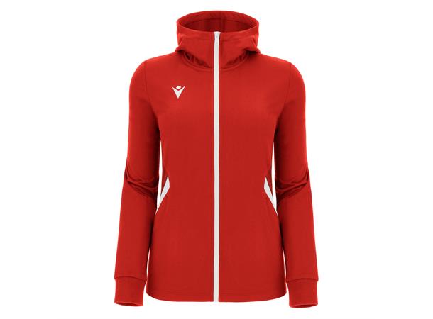 Bastet Full Zip Hoody W RED/WHT 3XS Teknisk hettejakke til dame 