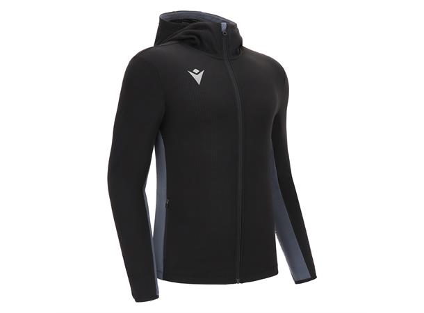 Success Full Zip Hooded Top BLK/ANT M Teknisk hettejakke - Unisex 