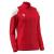 Valkyria Full Zip Top Woman RED/WHT M Teknisk reisejakke til dame 