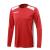 Sirius shirt longsleeve RED/WHT L Teknisk langermet t-skjorte - Unisex 
