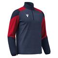 Cuzco Training 1/4 Zip Top NAV/RED L Teknisk treningsgenser - Unisex